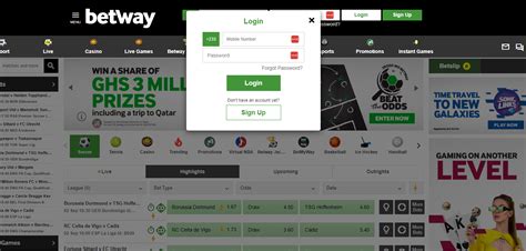 betway login gh